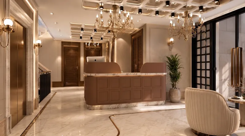 Lobby and reception 1 (Design visual)